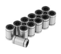 Hyuduo 12 Pièces Lm8Uu Roulements À Billes Linéaires Diamètre D'Alésage 8Mm Bague De Roulement À Billes De Diamètre Extérieur 15Mm Pour Pièces De Cnc D'Imprimante 3D,palier lisse sphérique