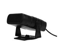 Hyuduo 12V Voiture Chauffe Dégivreur 120W Portable De Voiture Pare Brise Chauffe Désembueur avec 360 ° Rotation Réglable Flux D'air pour Voitures Camions VUS RVs