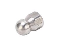 Hyuduo 5000psi Bulle de Buse à Laver à Haute Pression Buzle de Dragage, Buse de Nettoyage de à en Acier Inoxydable pour l'égout, Lavabo, Toilettes avec Fil Standard, Accessoires (Rotule Avant 1