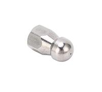 Hyuduo 5000psi Bulle de Buse à Laver à Haute Pression Buzle de Dragage, Buse de Nettoyage de à en Acier Inoxydable pour l'égout, Lavabo, Toilettes avec Fil Standard, Accessoires (Rotule Avant 1