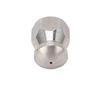 Hyuduo 5000psi Bulle de Buse à Laver à Haute Pression Buzle de Dragage, Buse de Nettoyage de à en Acier Inoxydable pour l'égout, Lavabo, Toilettes avec Fil Standard, Accessoires (Tête Ronde Avant