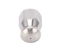 Hyuduo 5000psi Bulle de Buse à Laver à Haute Pression Buzle de Dragage, Buse de Nettoyage de à en Acier Inoxydable pour l'égout, Lavabo, Toilettes avec Fil Standard, Accessoires (Tête Ronde Avant