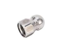 Hyuduo 5000psi Bulle de Buse à Laver à Haute Pression Buzle de Dragage, Buse de Nettoyage de à en Acier Inoxydable pour l'égout, Lavabo, Toilettes avec Fil Standard, Accessoires (Rotule Avant 1