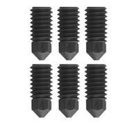 Hyuduo 5pcs 0,4 Mm de Buse en Acier Durci Ensemble de Buse CNC CNC Haute conductivité Thermique pour les Imprimantes 3D avec Surface de Plate pour H2D PLA ABS PETG TPU