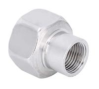 Hyuduo Acier Inoxydable 1/2 Pouces Npt Femelle Réduction du Connecteur à 1 Po Npt Adaptateur Hexadécimal Femelle pour la Plomberie, Matériel, Applications de Gaz, Installation Facile avec Connecteur