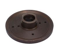 Hyuduo Adaptateur de Broche de Poupée de Tour de 6 Pouces, Filetage Central de 33 Mm en Acier, adapté aux Tours 1018 1018VD 1218 1218VD avec 6 Trous de Vis pour le Tournage du Bois étendu