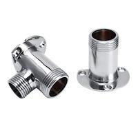 Hyuduo Adaptateur de Pomme de Douche Adaptateur de Robinet de Douche en Laiton G1 2 Entrées G3 4 Sorties de Moulage Monobloc ou Support dissimulé pour Système de de Salle de Bain à Usage Mural