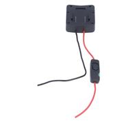 Hyuduo Adaptateur de Roue Motrice, Adaptateur de Batterie sécurisé pour Batterie au Lithium PARKSIDE X20V avec Fusibles 30A et Interrupteur, pour Bricolage sur Camion, Robotique,