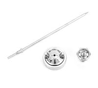 Hyuduo AI-pointule à Aiguille en Acier Inoxydable 3PCS pour Le Pistolet Pneumatique W-101, Accessoires Durables et RSTring pour Le Remplacement, Adaptés à Diverses Marques Célèbres (Diamètre 1,3 mm)