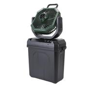 Hyuduo Améliorez Votre Expérience en Plein Air avec Notre Ventilateur de Pulvérisation D'eau 6L Bucket Portable Misting Fan 20000mAh Camping Mist 4 Speed Set LED Light