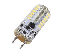 Hyuduo Ampoule en Silicone 48LED, Lampe LED BiPin GY6.35, éclairage 3W 300LM pour Lustres et Décoration Intérieure (Blanc froid)