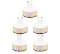 Hyuduo Ampoule LED G9 en Céramique PC Ampoule LED G9 2 Pack 5W 220V Blanc Chaud 3000K 86F pour Plafond Suspendu Applique de Remplacement d'Éclairage Domestique