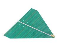 Hyuduo Antenne Périodique UWB Log, Antenne PCB Large Bande 600-6000 MHz 50 W avec Gain 6-7 DB, Polarisation Linéaire Directionnelle pour la Communication RF et Les Tests de Signal