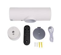 Hyuduo Applique Murale LED à intensité Variable avec Télécommande Tactile, 3 Températures de Couleur, Fonctionne sur Batterie Rechargeable, 5 000 MAh, Support Magnétique sans Fil, pour (WHITE)
