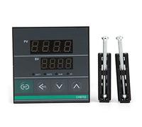 Hyuduo BERM CHB702 Contrôleur de Température Numérique, Algorithme PID, Contrôle Précis et Auto-réglage Rapide, SSR à Semi-conducteurs et Sortie Relais, avec Thermocouple de Type K,