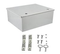 Hyuduo Boîte de Jonction en Fibre de Verre, Boîtier électrique étanche IP66 | Polyester en Fibre de Verre,11,81 X 9,84 X 5,51 in,Porte Verrouillable Joint en Caoutchouc,pour Usine Industrielle