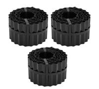 Hyuduo Bordure de Jardin Ondulée, Durable Lisière Métal Noir pour
