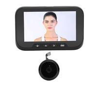 Hyuduo Caméra Judas Numérique 1080P avec écran HD de 4,5 Pouces, Grand Angle de 135 Degrés, Détection de Mouvement PIR, Nocturne, Batterie 3800 MAh pour la sécurité de la Maison