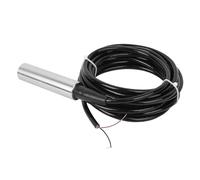 Hyuduo Capteur de Niveau D'Eau Professionnel, Détecteur D'Émetteur de Niveau de Liquide, Jauge de Liquide à Ultrasons, Dc24V 4-20Ma Pour Usage Industriel(0-5M Range),émetteur