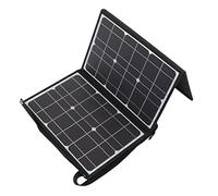 Hyuduo Chargeur de Panneau Solaire, Panneau Solaire Pliable en Silicium Monocristallin 60 W, Protection Multicouche étanche, Kit de Charge Flexible pour Camping en Plein Air, Voyage, Randonnée