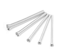 Hyuduo Cintreuse de Tubes à Ressort, 5 Pièces, 21cm, Tuyau de Cintrage en Acier Super élastique pour Fil électrique PVC, Tubes Incurvés en Cuivre et en Aluminium