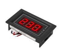 Hyuduo Compteur d'affichage AC, Voltmètre Numérique ABS AC60 500 V 1 pour Cent de Précision, Petit Moniteur de Tension de Panneau 70 X 43 Mm pour Boîtes de Distribution, Panneaux d'équipement,