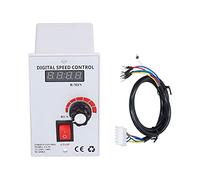 Hyuduo Contrôleur de Vitesse de Moteur UX-52 Numérique 400 W 220-230 V Interrupteur de Protection contre les Surcharges Silencieux Rhéostat de Moteur Contrôleur de Vitesse sans