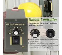 Hyuduo Contrôleur de Vitesse US-52, Matériau ABS, Fonction de Démarrage Progressif, Puissance 400 W, Dispositif de Contrôle de Vitesse du Moteur Réglable pour la Maison et l'industrie