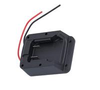 Hyuduo Convertisseur d'Adaptateur de Batterie, Adaptateur de Sortie de Batterie PC ABS 18 V, Connecteur d'alimentation de Station 'Accueil moulé par Injection avec Tôle 'Acier Plaquée, Connexion