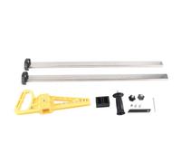 Hyuduo Coupeur Manuel de Plaques de Plâtre de 20 600 Mm, Outil de Cloison Sèche à Poussée Manuelle en Acier Inoxydable pour Carton Mousse, Plage de Coupe de 20 à 600 Mm, Doubles Lames Réglables