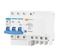 Hyuduo Disjoncteur DZ47LE-63 RCCB 3P + N 230V 63A 30mA, Interrupteur de sécurité Miniature pour Usage Résidentiel et Industriel