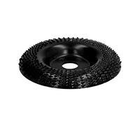 Hyuduo Disque Abrasif de Sculpture, Meule en Acier au Carbone, Disque de Façonnage de 100 Mm pour la Sculpture sur Bois, Plateau à thé, Table Basse (BLACK)