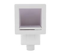 Hyuduo Écumoire de Piscine, Traversée de Paroi ABS | ABS, 20 X 18 X 32 Cm, Accessoires de Tuyau, Portable pour la Collecte des Débris, Parc Aquatique Piscine
