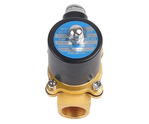 Hyuduo Électrovanne électrique en Laiton DN20, Normalement Fermée, DC24V, 1,0 Mpa, pour Eau, Gaz, Fluide Non Corrosif, Chauffage Central, Irrigation
