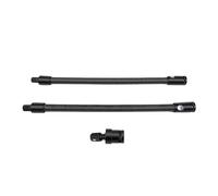 Hyuduo Extension de ouille Flexible, Courbure à 45 Degrés en Acier | Bielle à Cliquet à Impact, Verrouillage à Ressort chromé Miroir, Réparation Mécanique Automobile à Portée étroite, Manchon