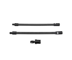 Hyuduo Extension de ouille Flexible, Courbure à 45 Degrés en Acier | Bielle à Cliquet à Impact, Verrouillage à Ressort chromé Miroir, Réparation Mécanique Automobile à Portée étroite, Manchon