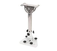 Hyuduo Gen 3 Kit de Montage Réglable à 360 Degrés pour Poteau Mural de Toit Robuste pour Antenne Parabolique Standard V3 avec Jeu Complet D'adaptateurs et Vis de Tige D'installation