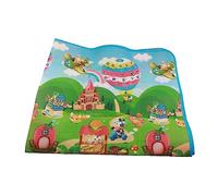 Hyuduo Grand Tapis de Jeu Réversible pour bébé, Pliable, Lavable, Imperméable, Coussin en Mousse de 2 M X 1,8 M D'épaisseur avec Motif de Ferme pour la Protection du Sol des Nourrissons