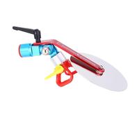 Hyuduo Guide de Pulvérisation Accessoire de Pulvérisation de Peinture sans Air avec Buse Réglable, Connecteur G7 8 Pouces, Pression de 5000 Psi, Joint Universel et Déflecteur pour Les Travaux de