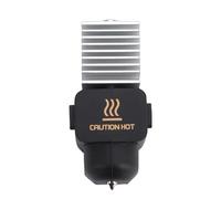 Hyuduo Hotend 0,2 Mm, Buse en Acier trempé pour Mini Imprimante 3D A1 A1, avec Chaussette en Silicone Haute Température jusqu'à 300 ℃ pour L' en Fibre de Carbone Fibre de Verre ABS