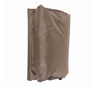 Hyuduo Housse de Baignoire Extérieure, Taffetas de Polyester 190T, Protection Toutes Saisons, Pliable et Facile à Installer pour Sources Chaudes et Spas Extérieurs (Café)