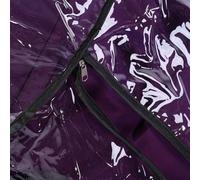 Hyuduo Housse de Pluie pour Landau en PVC Transparent avec Fenêtre à Fermeture éclair 55 X 75 X 40 Cm, Protection Coupe-vent pour Poussette Parapluie, Tout-petits et Nourrissons