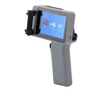 Hyuduo Imprimante à Jet d'encre à Main avec écran Tactile de 4,3 Pouces Machine de Coge Compact Multifonctionnel pour Les Bouteilles en Plastique Codeur à Jet d'encre pour Métal à Jet