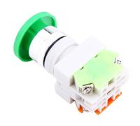 Hyuduo Interrupteur à Bouton-poussoir LAY37-11M, Interrupteur à Réinitialisation Automatique momentané de 22 Mm pour Relais de Contacteur, à Bouton-poussoir Durable pour l'électronique