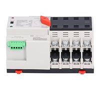 Hyuduo Interrupteur de Transfert Automatique 100A 400V AC 4P ATS avec Matériau ABS Ignifuge et Port de Sortie du Signal pour L'alimentation de Secours Pendant la Panne de Courant