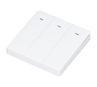 Hyuduo Interrupteur Mural WiFi Intelligent, Boîtier en ABS et PC Ignifuge | Contrôle sans fil multimode, bouton vocal et application, latence de réponse instantanée, protection de circuit
