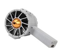 Hyuduo Jet Dry Blower Ventilateur à Jet Réglable à Vitesse Continue 16,8 à 25,2 V ABS et Fibre de Carbone PETG 12 Pales 5 Kg de Poussée 3000 W pour Les Utilisateurs RC d'atelier de Nettoyage de la
