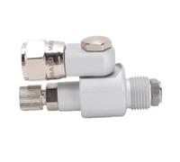 Hyuduo Joint Pivotant avec Valve D'arrêt en Acier Inoxydable, Filetage | Remplace la Valve Pivotante de Pulvérisateur Usée, Rotation à 180 Degrés Stoppe les Gouttes, Compatible avec le Filetage