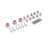 Hyuduo Kit de Consommables de Torche de Découpe, Ensemble de 26 Pointes d'électrode de Buse en Céramique φ1,3 pour AG60 SG55, pour CUT 60 LGK 60 P Réparation et Remplacement de Coupeur