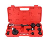 Hyuduo Kit de Perçage de Trous à Cliquet, Ensemble d'outils Manuels en Métal avec 6 Tailles de Poinçons pour Conduits électriques, Idéal pour l'artisanat et l'installation Professionnels